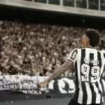 Igor Jesus em Botafogo x Universidad de Chile pela Conmebol Libertadores no Estadio Nilton Santos