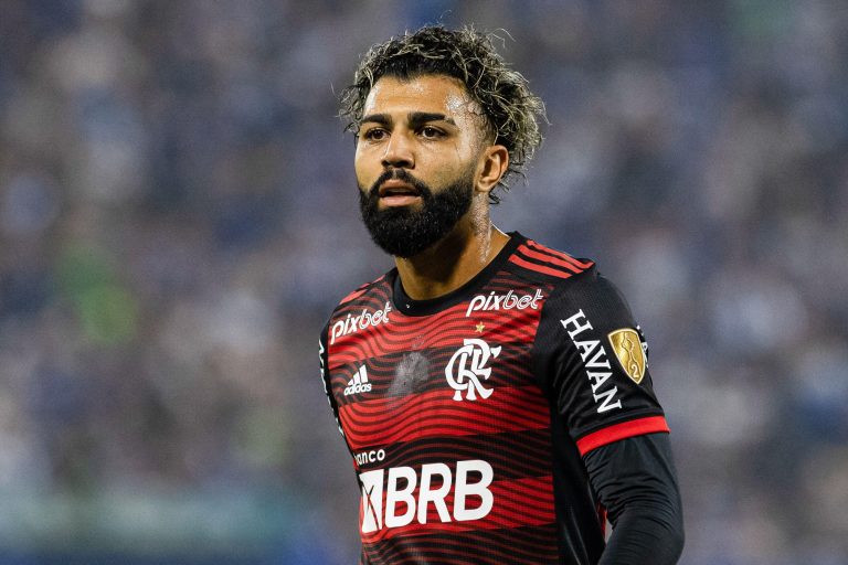 Gabigol, em campo pelo Flamengo