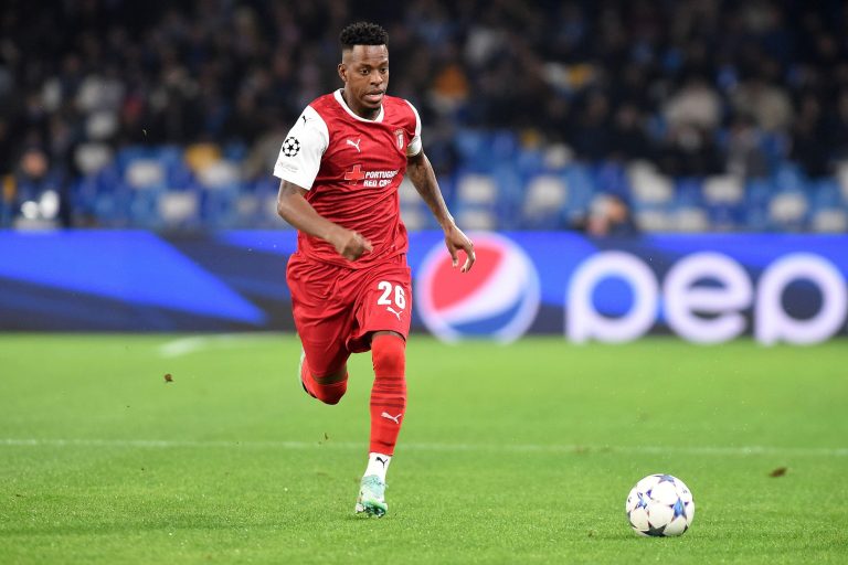 Cristian Borja, em campo pelo Braga