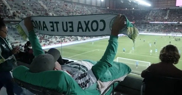 Jairton Rocha acompanhando ao clássico Atletiba na Arena da Baixada