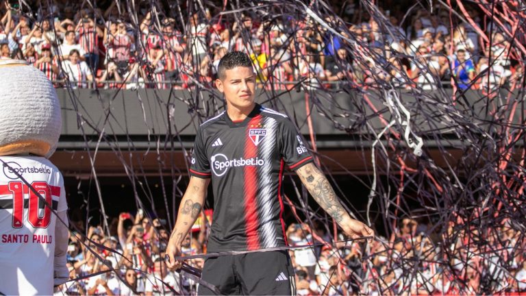 James Rodríguez deve deixar o São Paulo. Foto: Divulgação / ZUMA Press, Inc. / Alamy Stock Photo