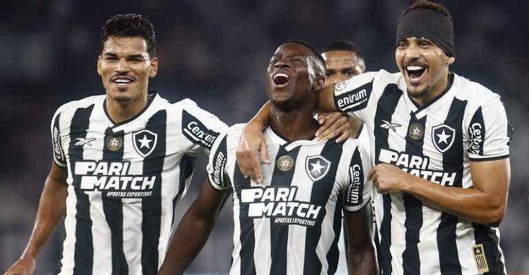 Jogadores do Botafogo