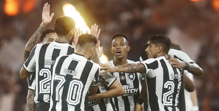 Jogadores do Botafogo