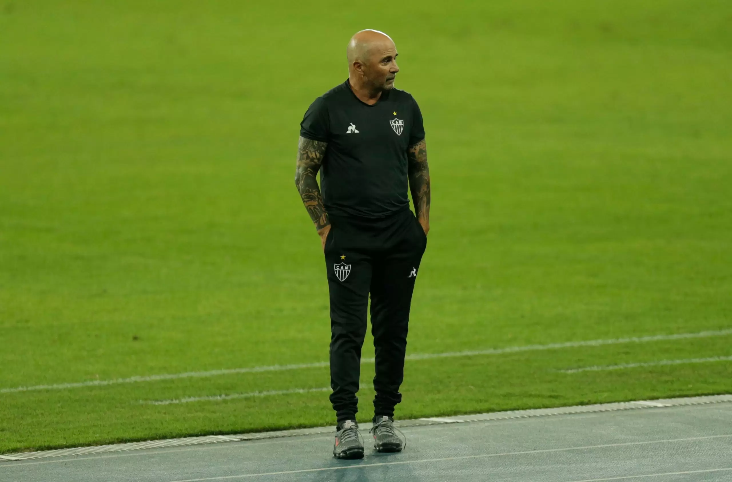 Jorge Sampaoli em passagem pelo Atlético-MG em 2020