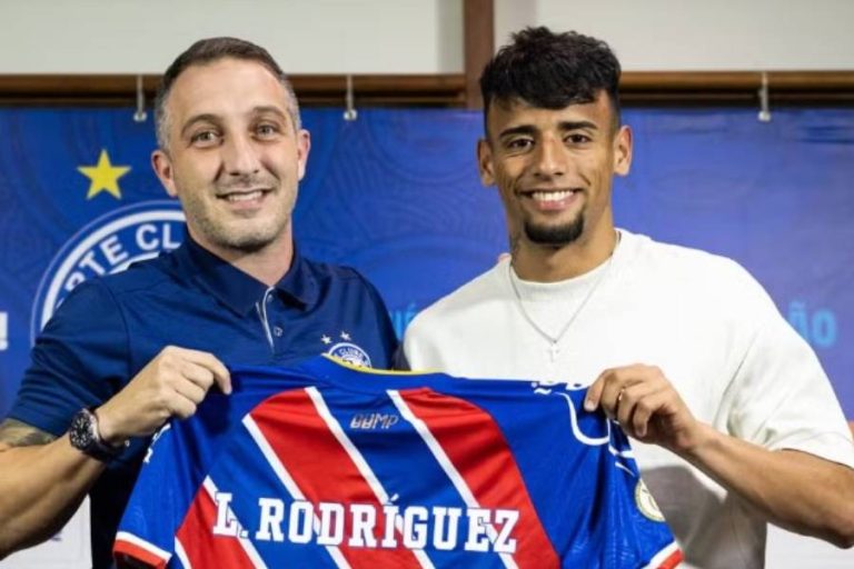 Carlos Santoro apresenta Lucho Rodríguez na Fonte Nova