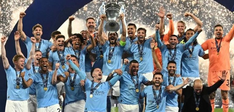 Manchester City, campeão da Champions League