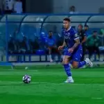 Marcos Leonardo, ex atacante do Santos e Benfica, atuando pelo Al Hilal