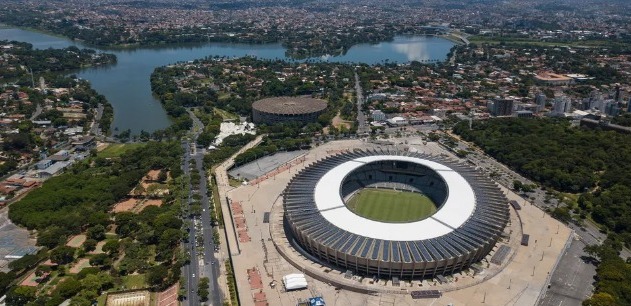 Vista aérea do Mineirão