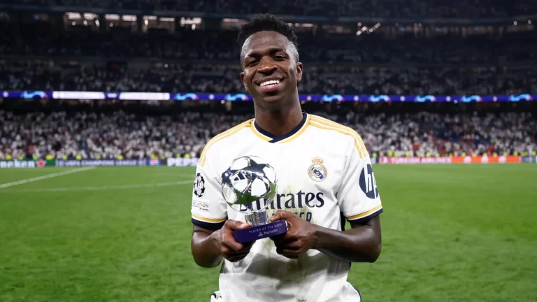 Vini Jr. é eleito o melhor jogador da UEFA Champions League (Foto: Divulgação / Real Madrid)