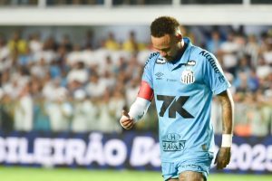 Neymar após expulsão em Santos x Botafogo