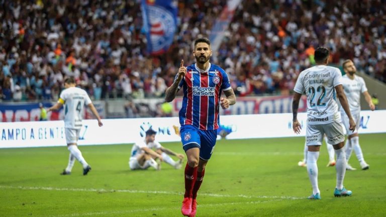 O desempenho de Everaldo pelo Bahia no Campeonato Brasileiro