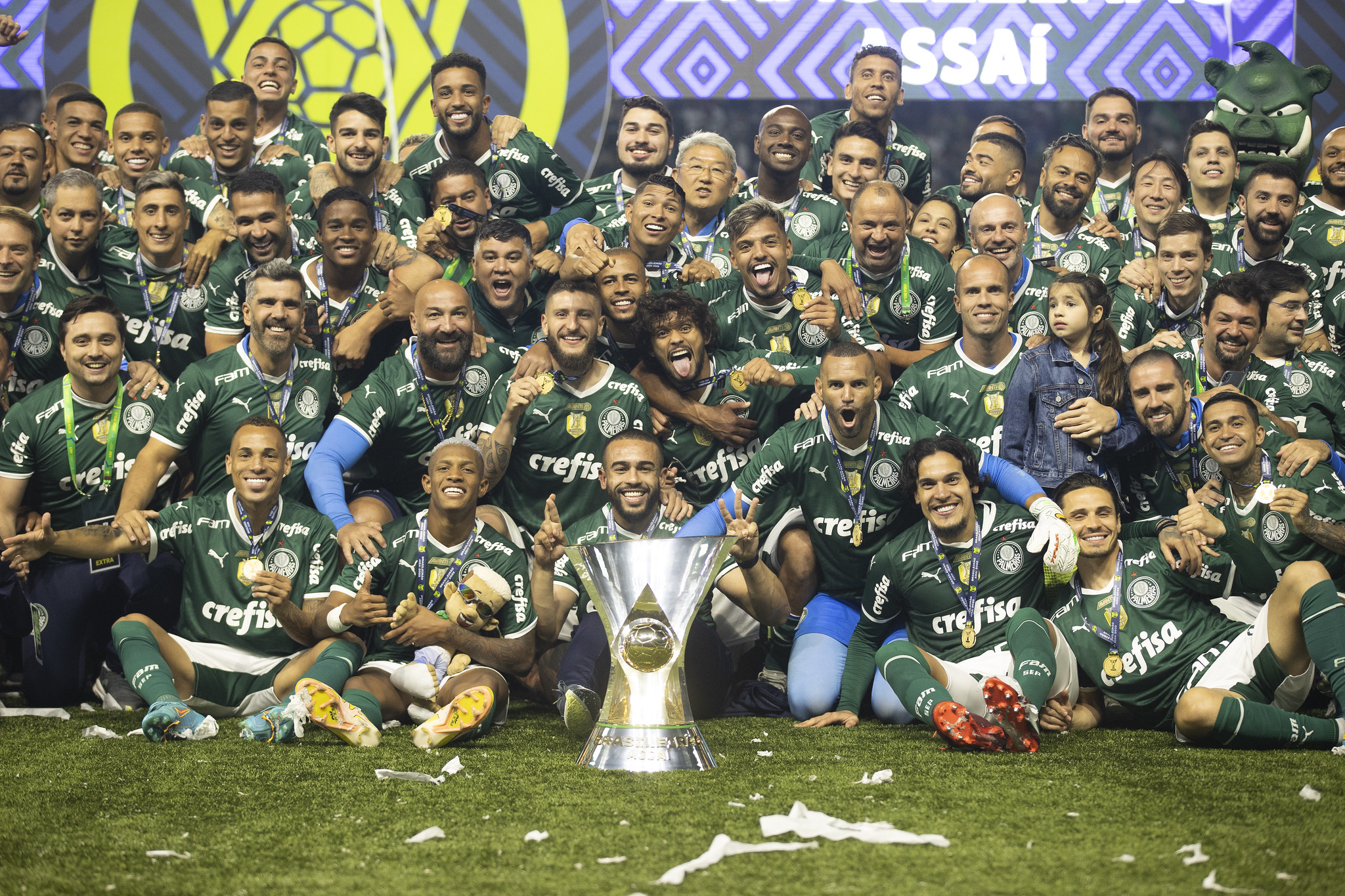 Palmeiras campeão brasileiro 2022 (Foto: Divulgação)
