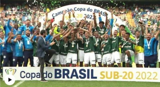 Palmeiras campeão da Copa do Brasil Sub-20