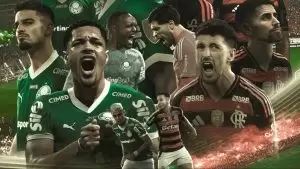 Palmeiras x Flamengo na final da Libertadores 2025