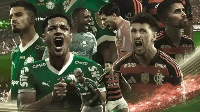 Palmeiras x Flamengo na final da Libertadores 2025