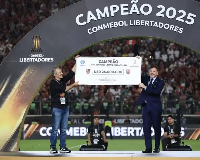 Premiação Flamengo Libertadores 2025