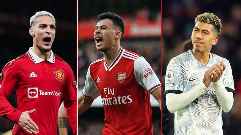 Premier League tem 7 atletas entre os brasileiros com mais participações em gols na Europa em 2022/23