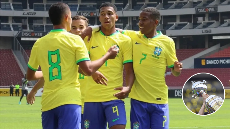 Promessa do Flu faz três gols pelo Brasil sub-17