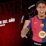 Raphinha é eleito jogador do ano pela LaLiga