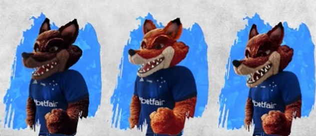 Raposão, mascote do Cruzeiro