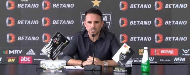 Rodrigo Caetano, diretor de futebol do Atlético-MG