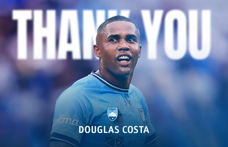 Douglas Costa deixou o Sydney FC