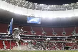 Santiago em Capital DF x Botafogo pela Copa do Brasil no Estadio Mane Garrincha