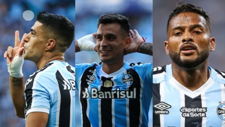 Suárez, Cristaldo ou Reinaldo quem é o maior “garçom” do Grêmio no Brasileirão