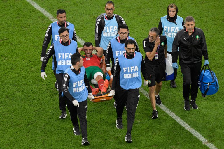 Jogador do Marrocos é substituído na Copa do Mundo do Qatar