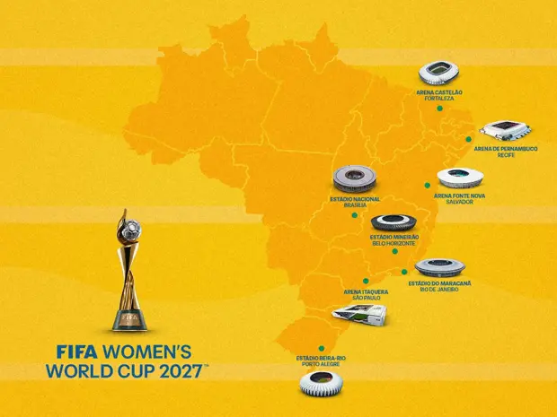 Cidades-sede da Copa do Mundo Feminina 2027