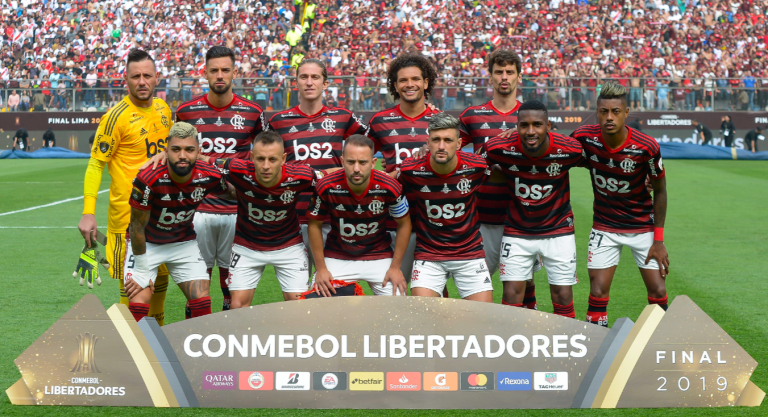 Time do Flamengo campeão da Copa Libertadores de 2019