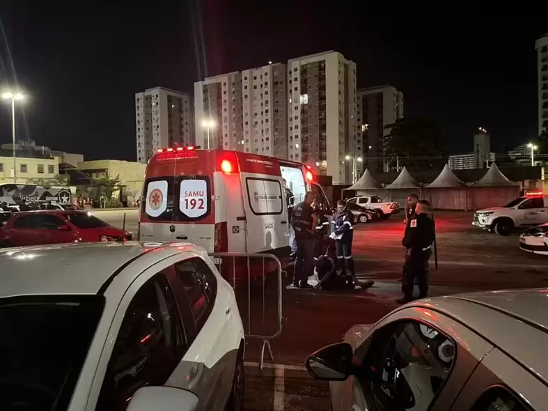Torcedor na Samu após caso racista no Nilton Santos em Botafogo x Universidad de Chile