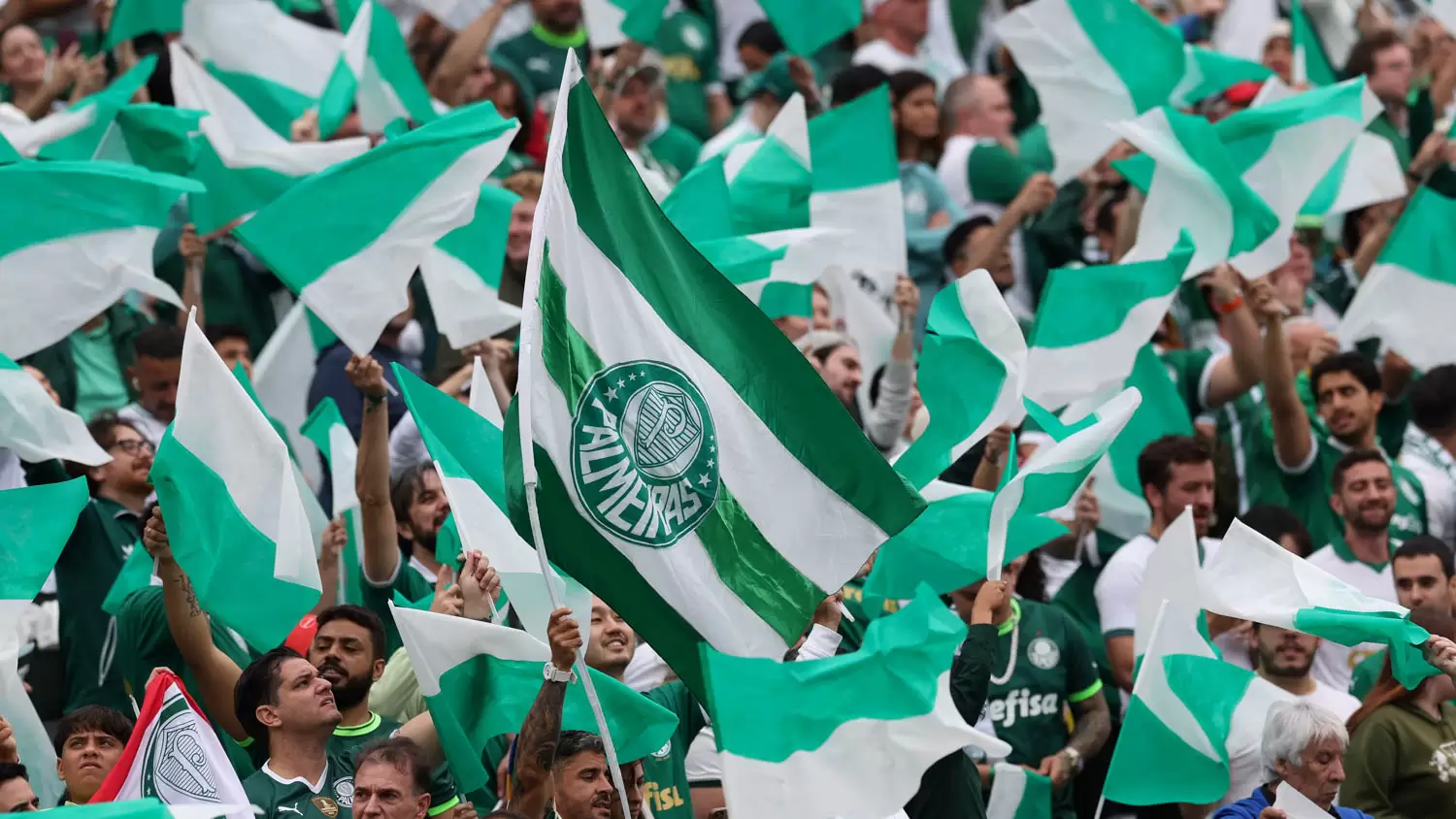 Torcida do Palmeiras durante a Copa do Mundo de Clubes 2025