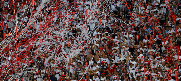 Foto da torcida do São Paulo