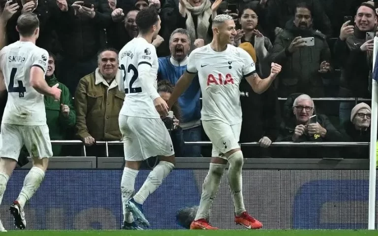 Jogadores do Tottenham