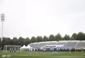 Treino da Seleção Brasileira no Goyang Stadium, em Seul