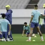 Treino da Seleção Brasileira no Seoul World Cup Stadium
