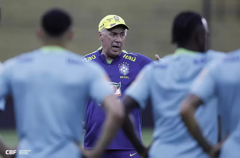 Treino da Seleção em Guayauil, Ancelotti