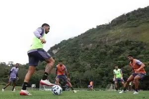 Treino do Botafogo no Espaço Lonier, CT do Glorioso