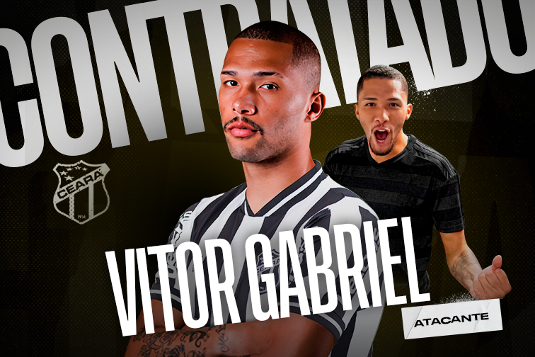 Ceará anuncia a contratação de Vitor Gabriel