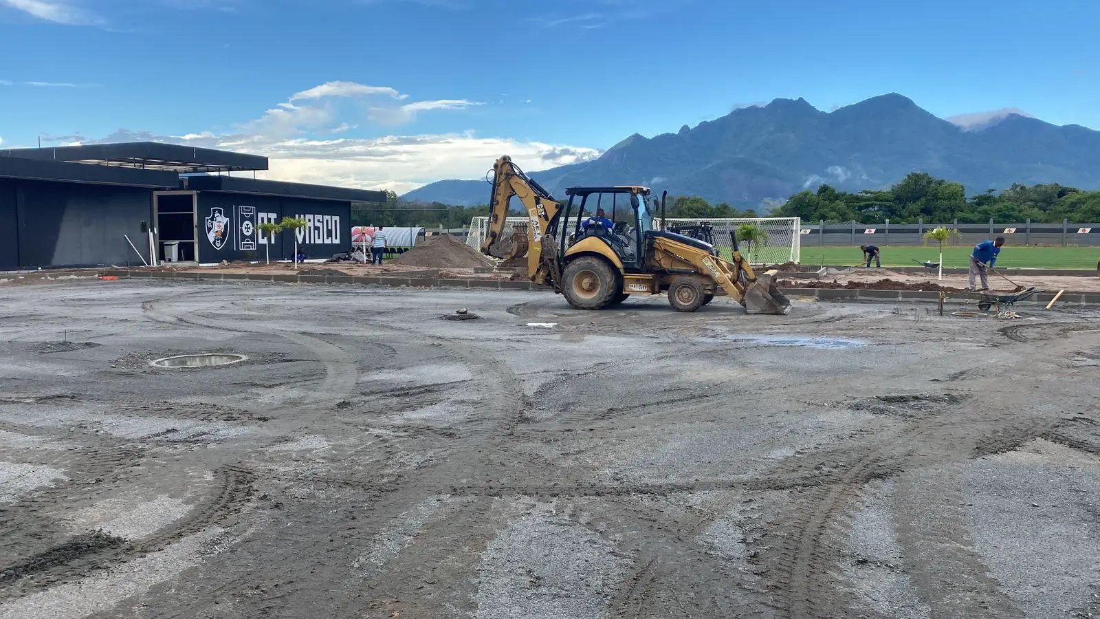 Vasco divulga andamento das obras no CT Moacyr Barbosa