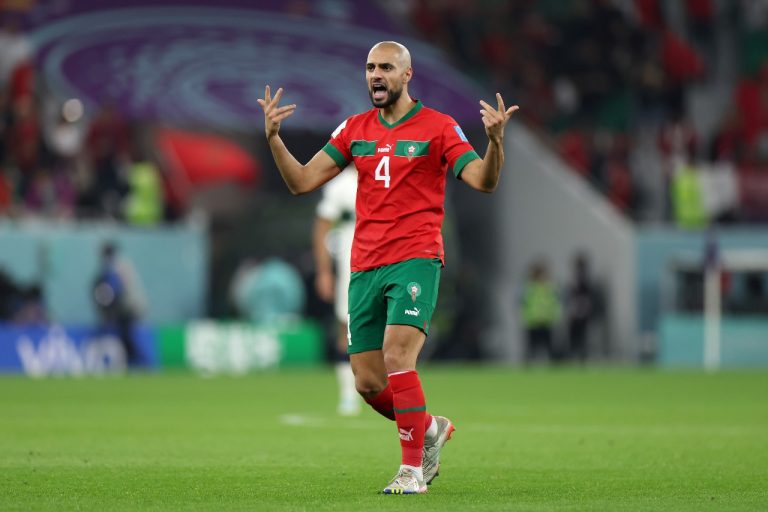 Sofyan Amrabat deu todos os méritos para os torcedores de Marrocos.