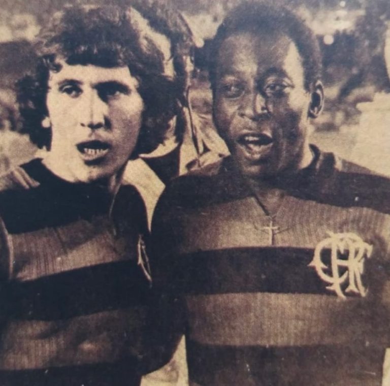 Dupla atuou em amistoso, com a camisa do Flamengo, para 139 mil pessoas.