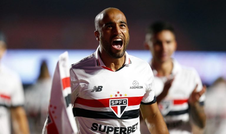 Lucas Moura, atacante do São Paulo. Foto: Divulgação / São Paulo