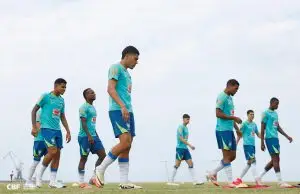 Treino da Seleção Brasileira Sub-20