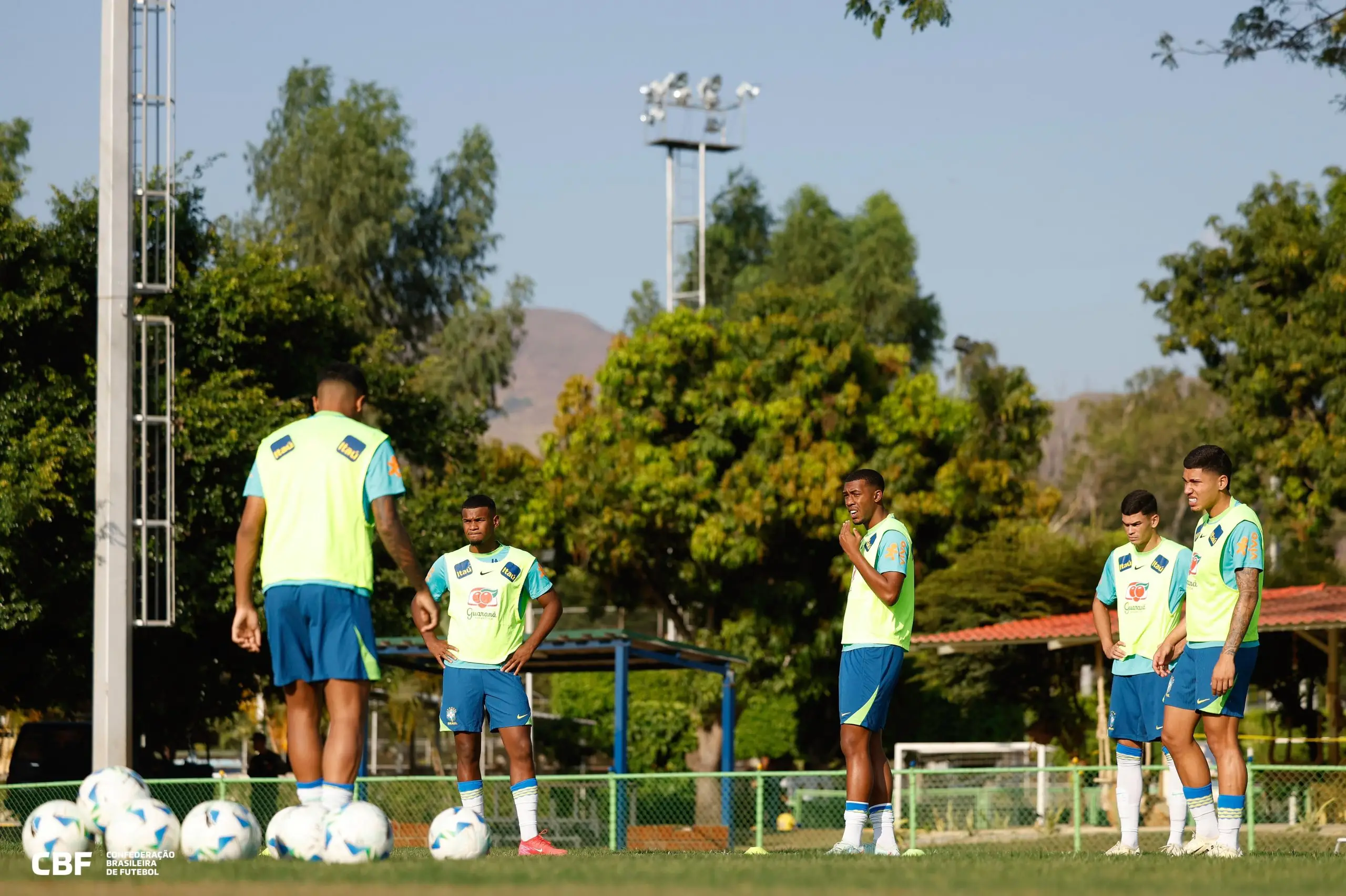 Treino da Seleção Brasileira Sub-20