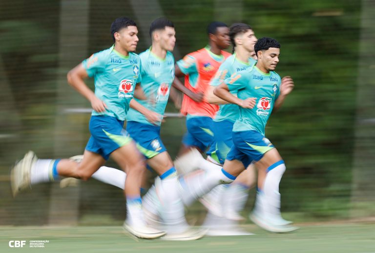 Treino da Seleção Brasileira Sub-20