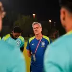 Seleção Brasileira Sub-17 com o técnico Carlos Eduardo Patetuci.