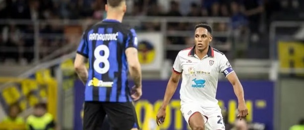 Yerry Mina, do Cagliari