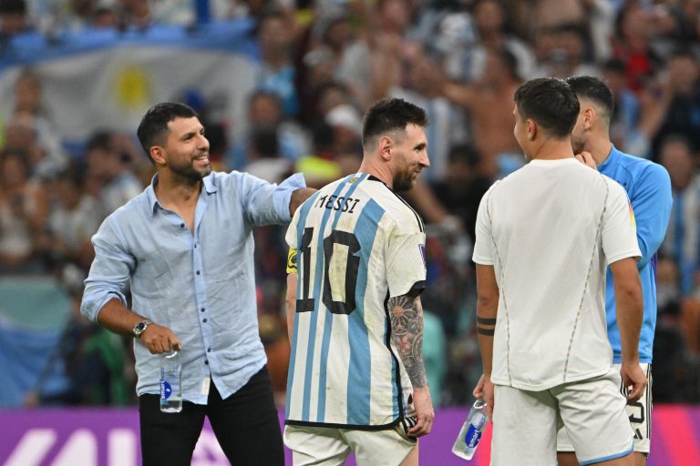 Aguero e Messi na Copa do Mundo do Qatar